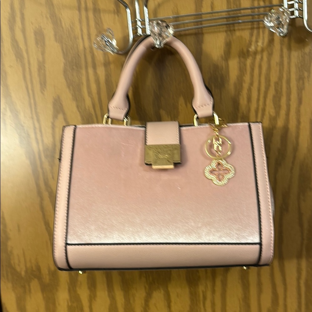 DUNE Elegant Pink Handbag with Bag Charm